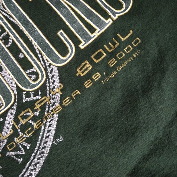 Vintage Oregon Ducks Holiday Bowl 2000 T-Shirt - Picture 4 of 8